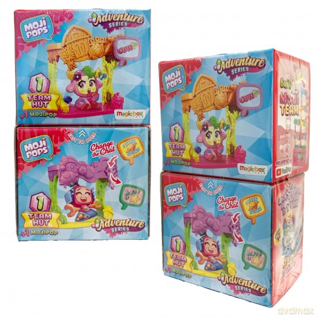 MojiPops Adventure Two Team Huts