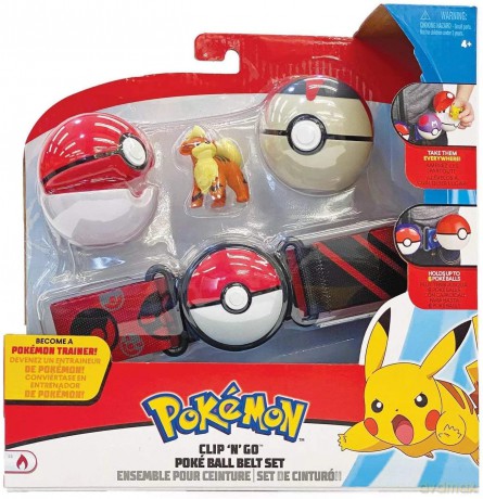 Pokemon Clip 'N' Go Poke Ball pas + figurka Pikachu Seria 5