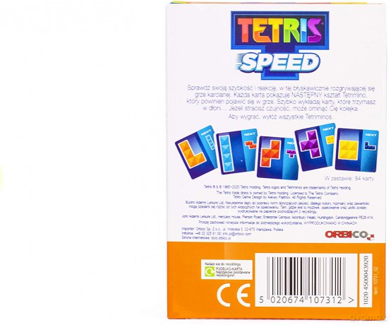 Tetris Speed Gra karciana