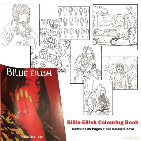 Billie Eilish Official Colouring Book