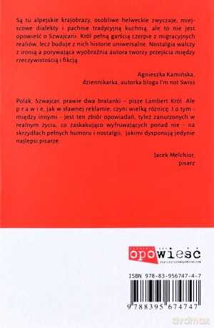 Ostatni Szwajcar na Ziemi - Lambert Król [KSIĄŻKA]