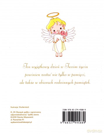 Pamiątka Pierwszej Komunii Świętej [KSIĄŻKA]