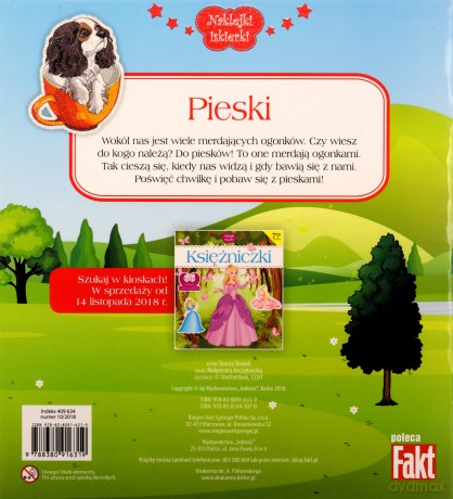 Pieski. Naklejki Iskierki [KSIĄŻKA]
