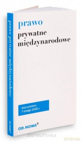 Prawo prywatne międzynarodowe 07.02.2020 - Agnieszka Kaszok [KSIĄŻKA]