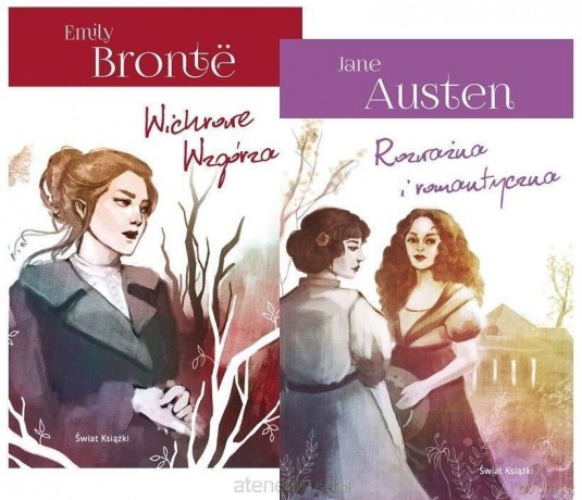 Rozważna i romantyczna/Wichrowe wzgórza - Jane Austen, Emily Bronte [KSIĄŻKA]