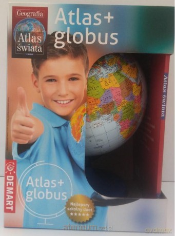 Szkolny atlas geograficzny + globus [KSIĄŻKA]