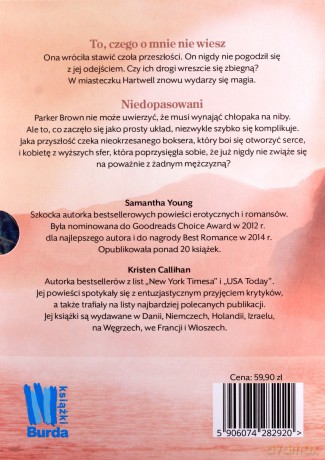 To, czego o mnie nie wiesz/Niedopasowani - Samantha Young, Kristen Callihan [KSIĄŻKA]