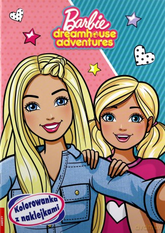Barbie dreamhouse adventures Kolorowanka z naklejkami NA-1202 [KSIĄŻKA]