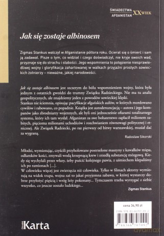 Jak się zostaje albinosem. Wojna w Afganistanie oczami sowieckiego żołnierza 1979-1981 - Zigmas Stankus [KSIĄŻKA]