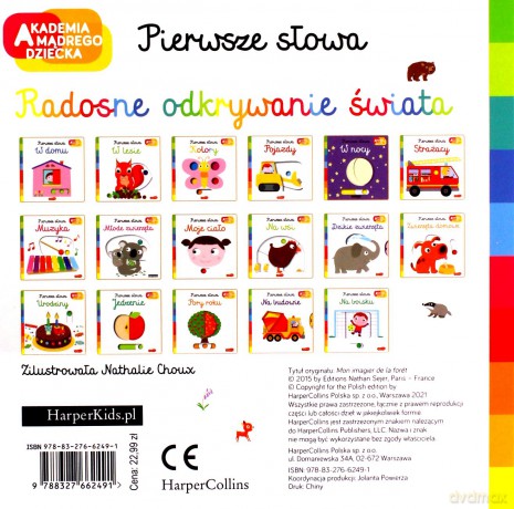 W lesie. Akademia mądrego dziecka. Pierwsze słowa - Nathalie Choux [KSIĄŻKA]