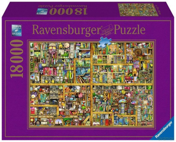 RAVENSBURGER 18000 el. Półka z książkami XXL [PUZZLE]