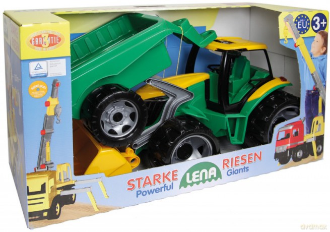 Traktor z przyczepą i łyżką 108 cm