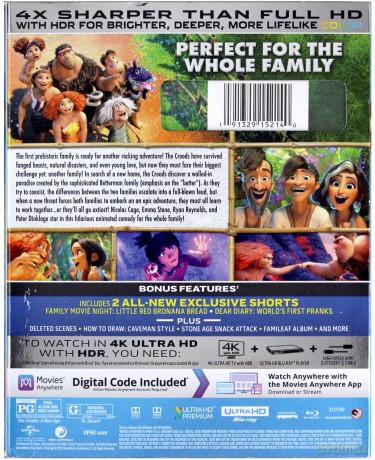 The Croods: A New Age (Krudowie 2: Nowa era) [Blu-Ray 4K]+[Blu-Ray]