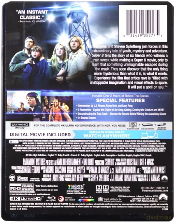 Super 8 (steelbook) [Blu-Ray 4K]+[Blu-Ray]