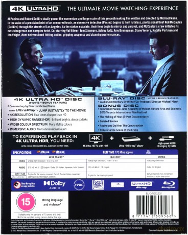 Heat (Gorączka) [Blu-Ray 4K]+[Blu-Ray]