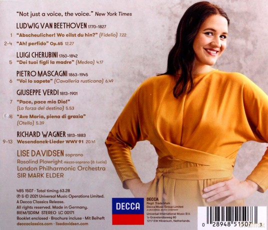 Lise Davidsen: Beethoven Wagner Verdi [CD]