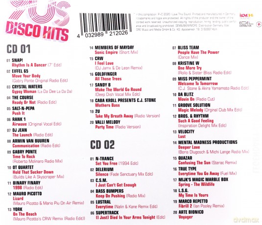 90s Disco Hits vol. 3. The Club Anthems [2CD]