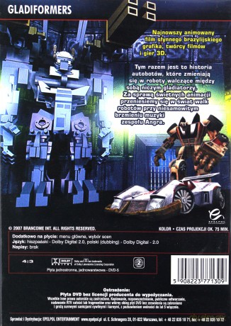 Gladiformers [DVD] FILM