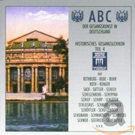 ABC der Gesangskunst in Deutschland-Gesangslexikon 4 [2CD]