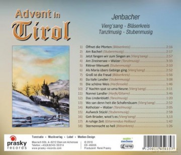 Advent in Tirol [CD]