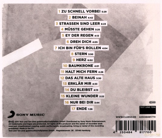 Clueso: An und fur sich [CD]
