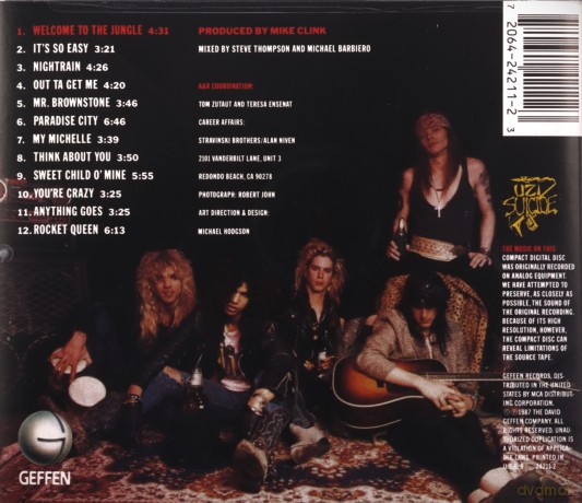 Guns N' Roses: Appetite For Destruction [CD]
