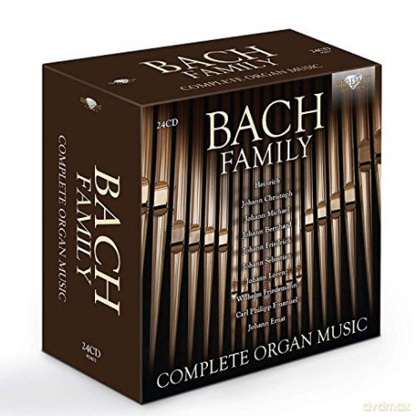 Johann Sebastian Bach: Bach Family-Die Orgelwerke der Bach-Familie [24CD]