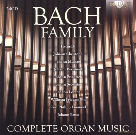 Johann Sebastian Bach: Bach Family-Die Orgelwerke der Bach-Familie [24CD]