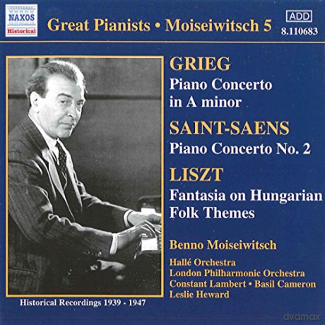 Franz Liszt: Benno Moiseiwitsch spielt Klavierkonzerte [CD]