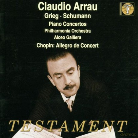Edvard Grieg: Claudio Arrau spielt Klavierkonzerte [CD]