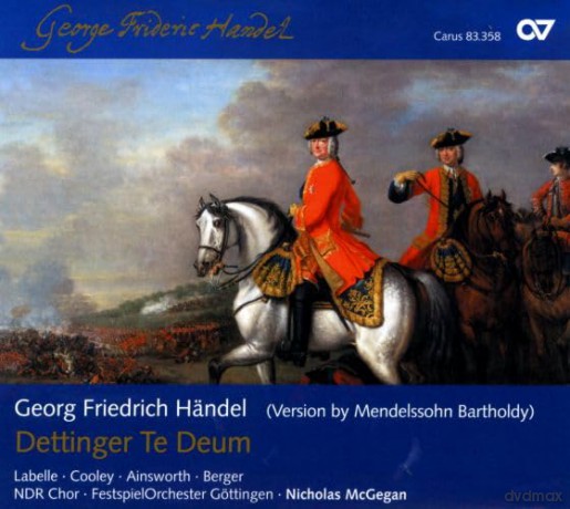 Georg Friedrich Handel: Dettingen Te Deum [CD]