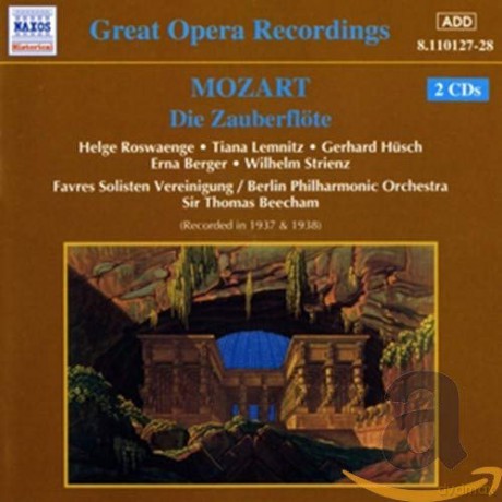 Wolfgang Amadeus Mozart: Die Zauberflote [2CD]