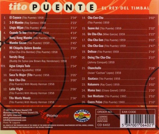 Tito Puente: El Rey Del Timbal [CD]