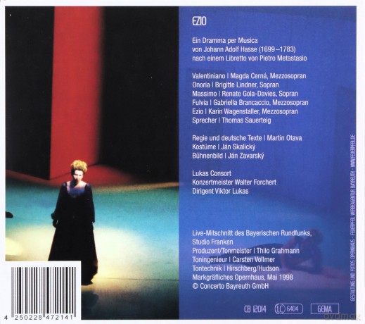 Johann Adolph Hasse: Ezio [CD]