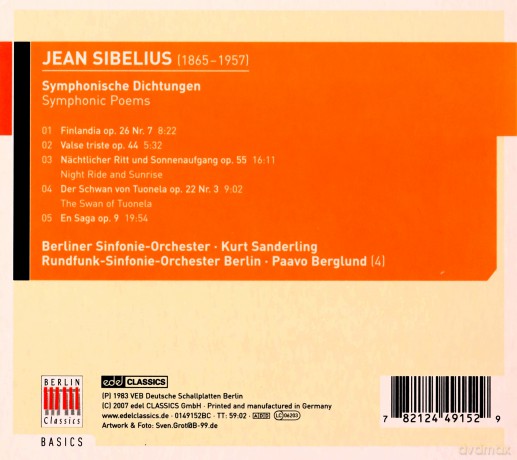 Jean Sibelius: Finlandia op.26,7 [CD]