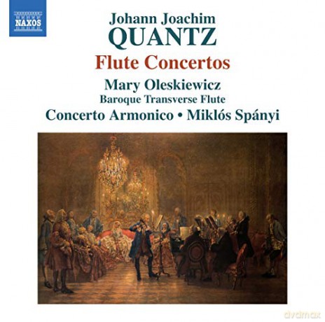 Johann Joachim Quantz: Flotenkonzerte in c-moll,d-moll,G-Dur,a-moll [CD]