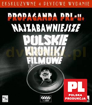 Kolekcja Propaganda PRL-u: Najzabawniejsze Polskie Kroniki Filmowe BOX [4DVD]
