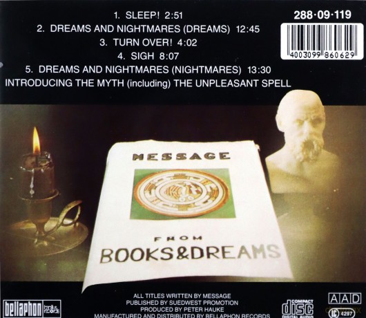 Message: From Books And Dreams [CD]