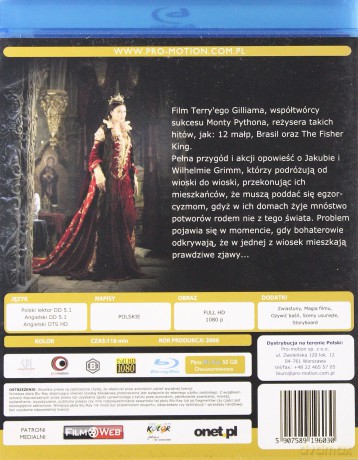 Nieustraszeni Bracia Grimm [Blu-Ray]