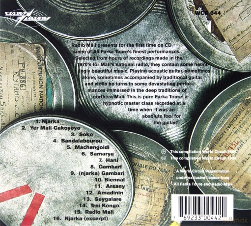 Ali Farka Toure: Radio Mali (digipack) [CD]