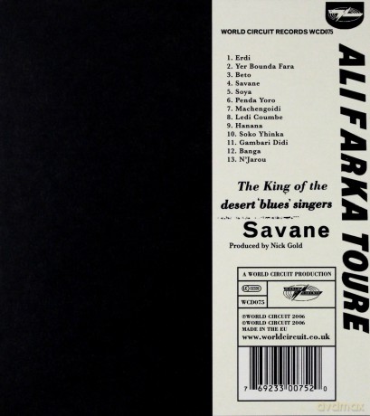 Ali Farka Toure: Savane [CD]