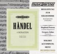 Hendel:4 Sonaten f.Blockflote od.Violine [CD]