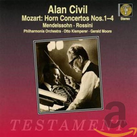 Wolfgang Amadeus Mozart: Hornkonzerte Nr.1-4 [CD]