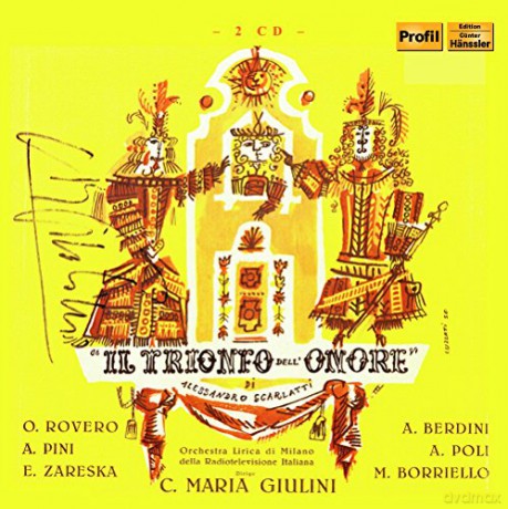 Alessandro Scarlatti: Il Trionfo dell'Onore [2CD]