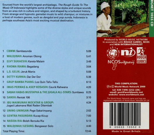 Różni Wykonawcy - Rough Guide: Music of Indonesia [CD]