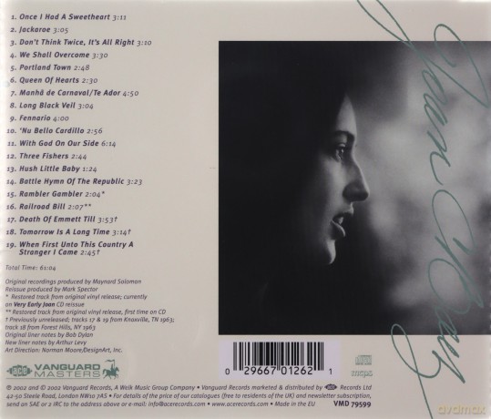 Joan Baez: In Concert Part 2 [CD]