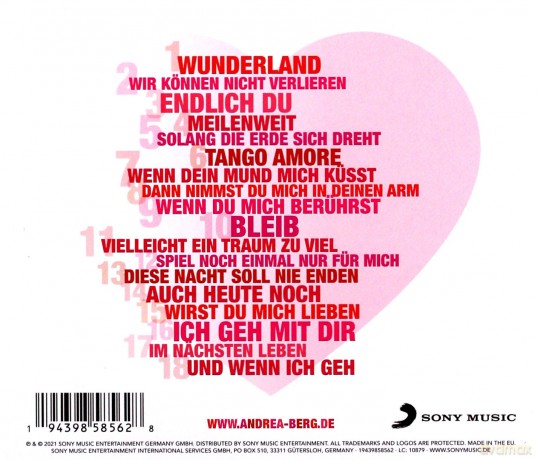 Andrea Berg: In Liebe: Ihre schonsten Liebeslieder [CD]