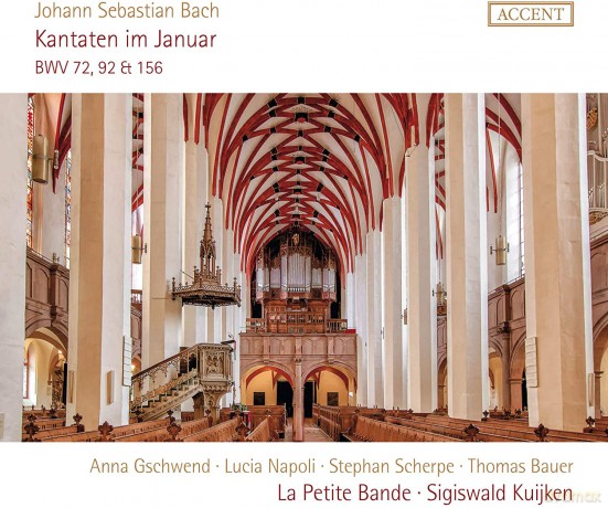 Johann Sebastian Bach: Kantaten BWV 72,92,156 [CD]