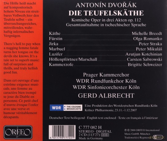 Antonin Dvorak: Katinka und der Teufel [2CD]