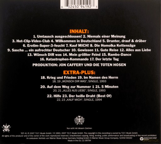 Die Toten Hosen: Kauf mich! [CD]